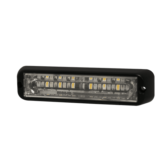 Directional LED: Dual-color, surface mount, 12-24VDC, 12 flash patterns, amber/blue - ED3766AB - Ecco