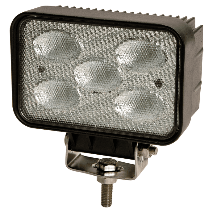 Worklamp: LED (5), flood beam, rectangle, 12-24VDC - EW2501 - Ecco