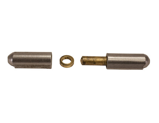 Steel Weld-On Bullet Hinge with Brass Pin and Brass Bushing - 0.77 x 3.94 Inch - FBP100 - Buyers Products