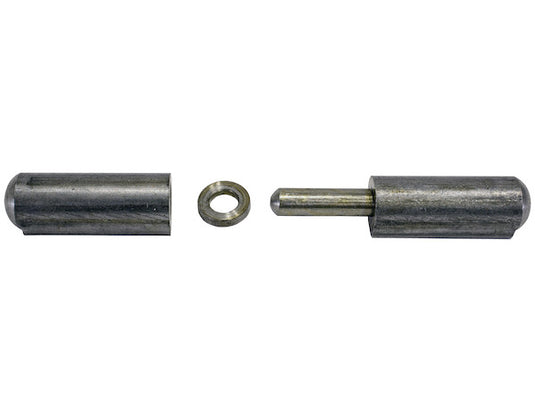 Stainless Weld-On Bullet Hinge with Stainless Pin and Bushing - 0.77 x 3.94 Inch - FSS100 - Buyers Products