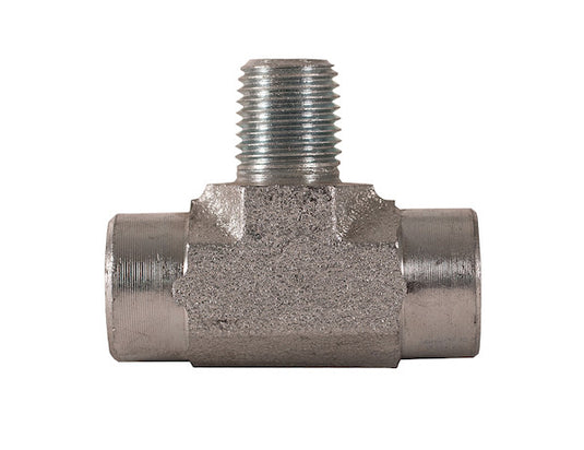 Male Branch Tee 1/4 Inch Male Pipe Thread To Two 1/4 Inch Female Pipe Thread - H3609X4 - Buyers Products