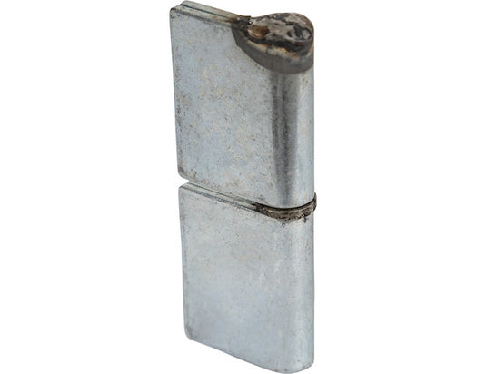 Steel Weld-On Butt Hinge with 3/8 Stainless Pin - 1.25 x 4 Inch-Zinc Plated-LH - H412538LH - Buyers Products