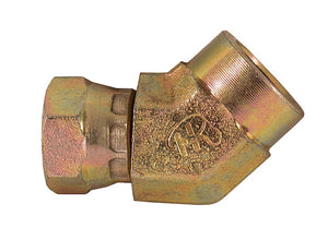 1/2-14 Inch NPSM Female Pipe Swivel To 1/2-14 Inch Female Pipe 45¬Æ Elbow - H9385X8X8 - Buyers Products