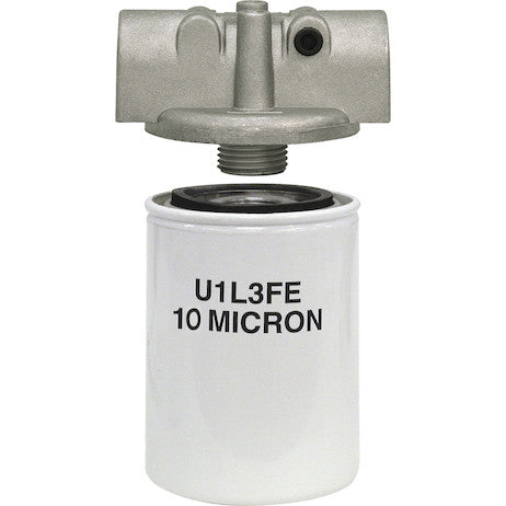 15 GPM Return Line Filter Assembly 3/4 Inch NPT/10 Micron/25 PSI Bypass - HFA11025 - Buyers Products