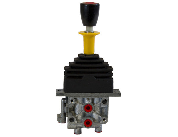 Single Lever Air Control Valve - 4-way Hoist with Feather Down, PTO Output Function with Automatic Kickout on Lower, Spring Center - K70DF - Buyers Products