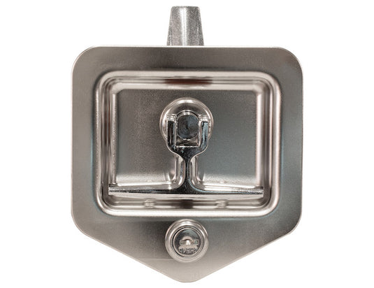 Stainless Single Point T-Handle Latch with Blind Studs/Gasket/Cylinder with Keys - L8855 - Buyers Products