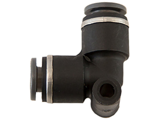 Brass/Poly DOT Push-In Union Elbow 1/4 Inch Tube O.D. - nue90p25 - Buyers Products