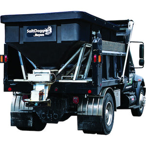 6.0 Cubic Yard Electric Black Poly/Stainless Steel Hopper Spreader, Auger - PRO6000 - Buyers Products