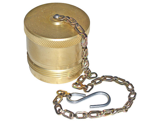 Steel Dust Plug With Chain For 3/4 Inch NPT Coupler - QDDP122 - Buyers Products