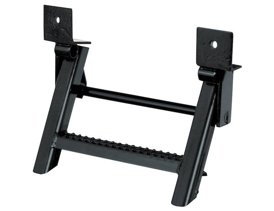 1-Rung Stainless Steel Retractable Truck Step with Nonslip Tread - 17.38 x 15 Inch - RS1SS - Buyers Products