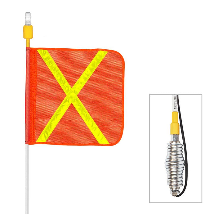 5' COMPLETE WHIP ASSY - SAW-SD05-X-30B-3A - Absolute Autoguard