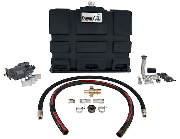 50 Gallon Upright Reservoir/Direct Mount Pump Wetline Kit CCW With Aluminum Tank - UWLK50ADMCCW - Buyers Products