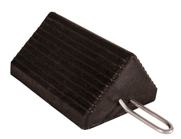 Heavy Duty Rubber Wheel Chock with Handle 10x8x5 Inch - WC1085H - Buyers Products