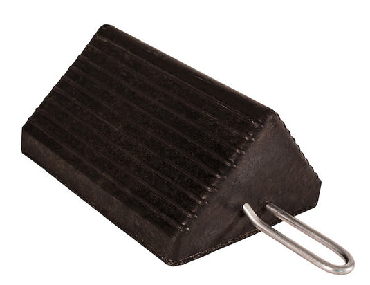 Heavy Duty Rubber Wheel Chock with Handle 10x8x5 Inch - WC1085H - Buyers Products