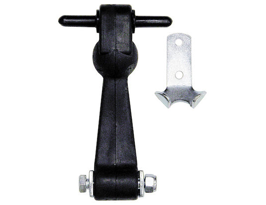 6 Inch Heavy-Duty Rubber Hood Catch - Includes Brackets and Pin-No Bumper - WJ205 - Buyers Products
